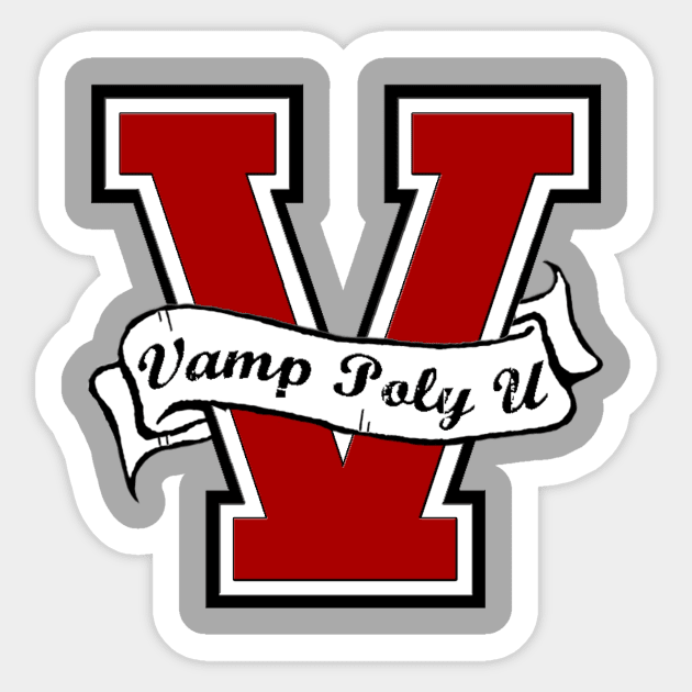 Vamp Poly U Sticker by DV8Works